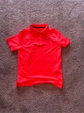 Under Armour Kids' Orange Performance Polo